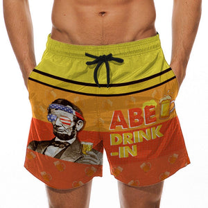 Abe Drinkin - Custom Swim Trunks